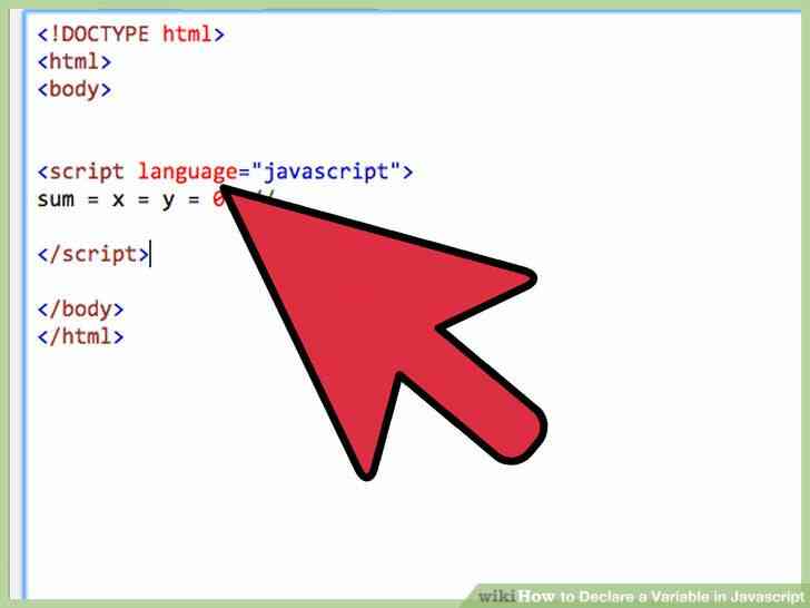 Image intitulée Déclarer une Variable en Javascript à l